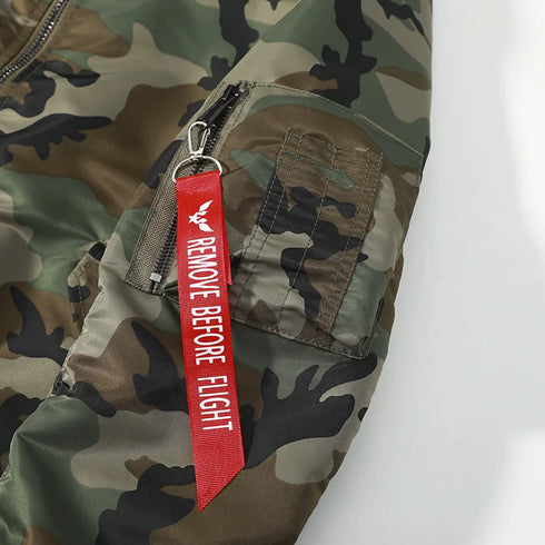 Camouflage Bomber Jacket